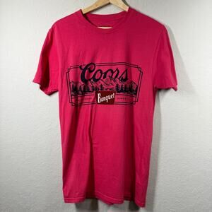 Men's American Needle Coors Banquet Red T-Shirt Size S NEW‎